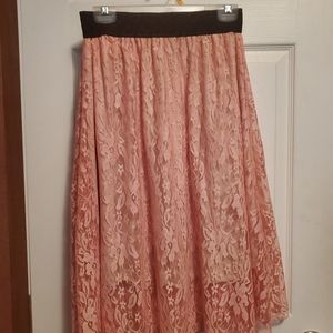 LuLaRoe Lola Lace Skirt